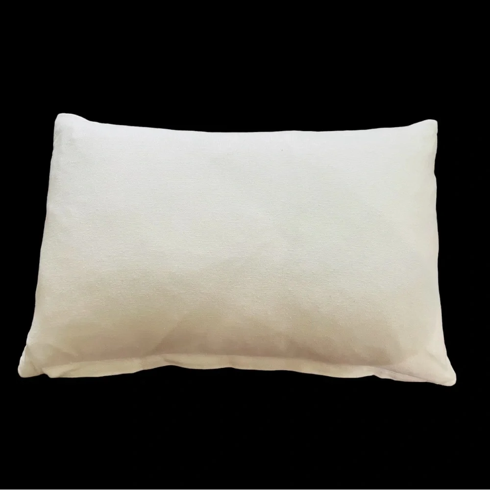 DEVI DESIGNS EMBROIDERED DECORATIVE PILLOW 19x13 down insert